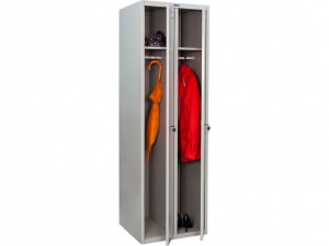 Металлический шкаф для одежды ПРАКТИК LS-21