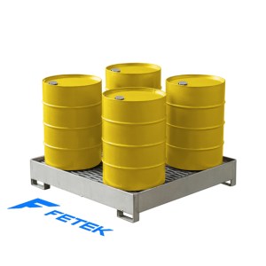 Фотография поддона для хранения 4-х бочек ПДБ-04-01П 1500х1500 ПВЛ