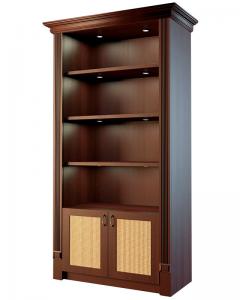 Шкаф для алкогольной продукции с деревянными дверцами LD 001