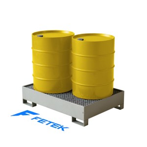 Фотография поддона для хранения 2-х бочек ПДБ-02 1250х840