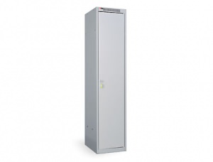 Металлический шкаф для одежды с закрытыми дверями ОД-415 доп.