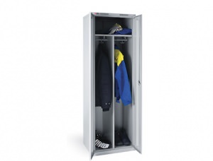 Металлический шкаф для одежды ОД-321-О (1 замок)