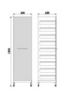 Шкаф для медикаментов ДМ-4-001-39