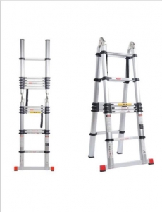 Стремянка-лестница телескопическая 2.1-3.85 м