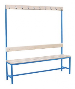 Скамья с вешалкой для раздевалок