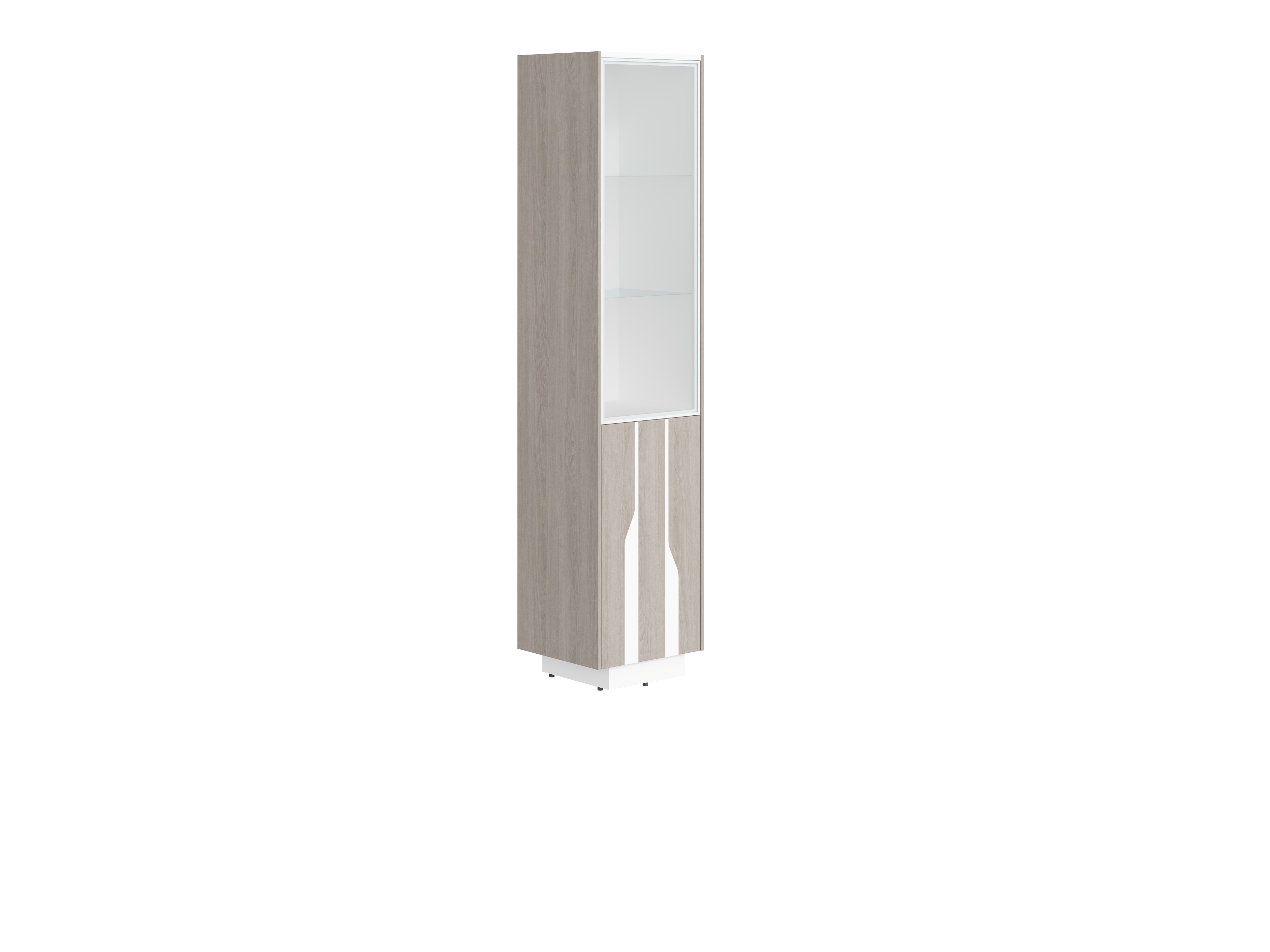 shkaf-kolonka-vis-s-kombinirovannimi-dveryami-sf-574313-dub-serijbelij-premium-464h430h2100-line