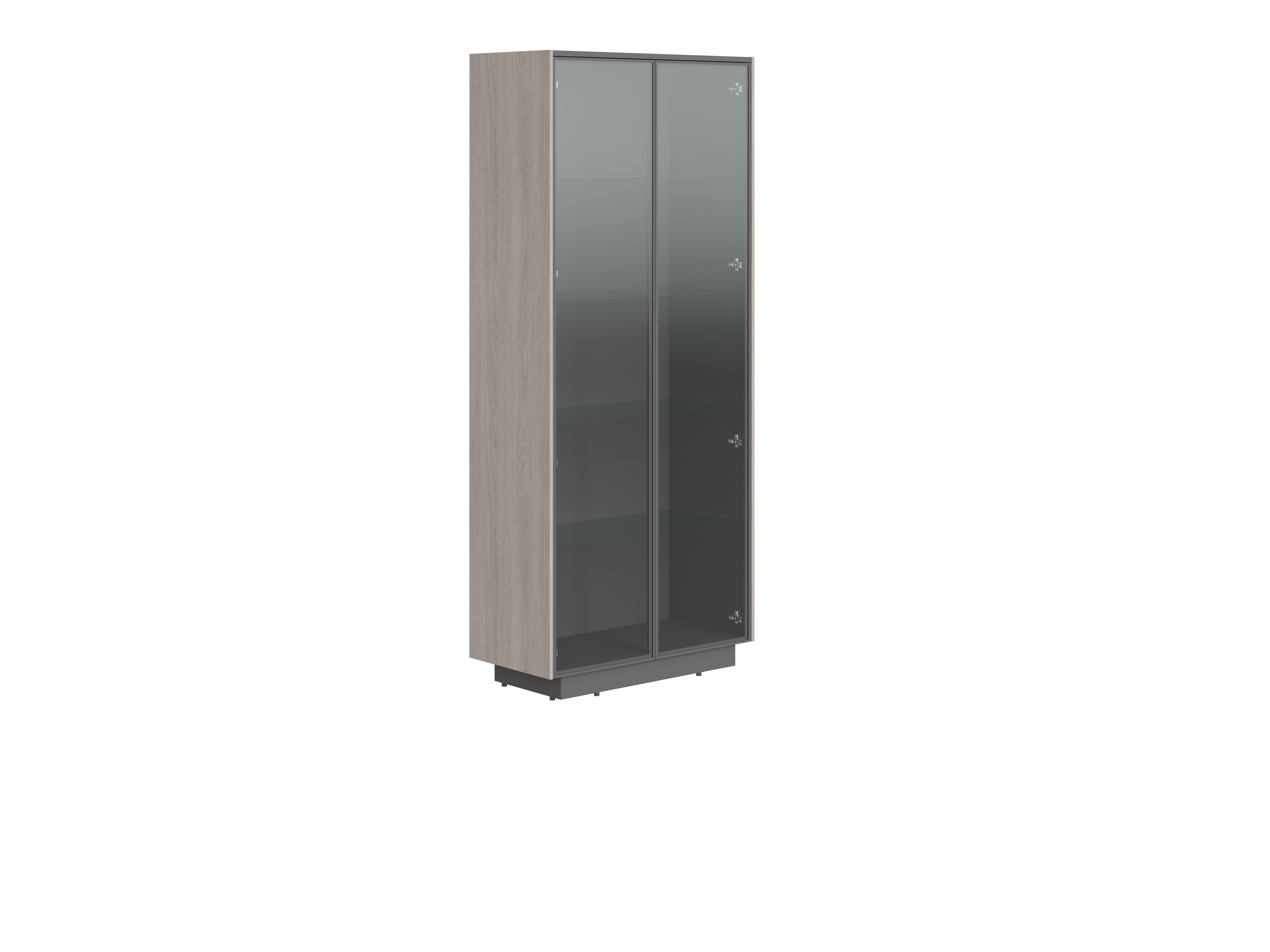 shkaf-shir-vis-so-steklyannimi-dveryami-v-rame-sf-574304-dub-serijchernij-grafit-900h430h2100-line